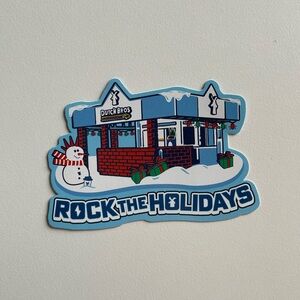 Dutch Bros Coffee Holiday Sticker - Rock The Holidays Christmas Arts & Crafts